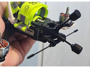 diatone Roma f5 dji cf antenne monter feux croisés fpv drone 3d print model - Mito3D