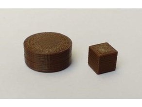 críptido marrón tokens 3d print model - Mito3D