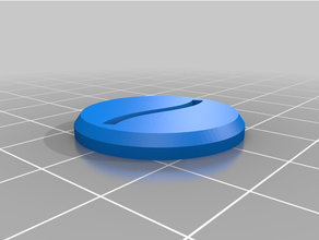 papermini base 1 inch wargaming 3d print model - Mito3D