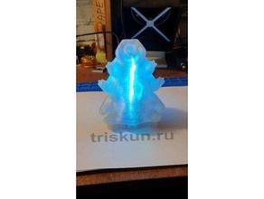 tardigrada rgb music box lamp 3d print model - Mito3D