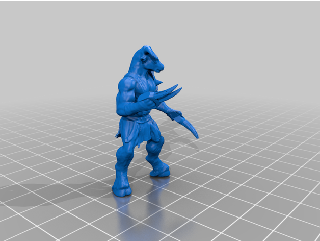 fantezi Futbol Minotaur Bloodbowl kan çanak öldürmek takım 3D print model - Mito3D