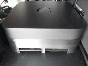 raffreddamento In piedi Mac mini tardi 2018 140mm fan montare Mela Macmini 3d print model - Mito3D