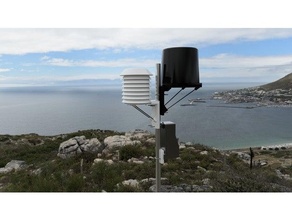 weatherstation anemometer mysensors rain gauge temperature weather station wind 3d print model - Mito3D