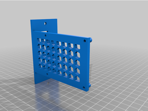 raspberry pi rack mount 3d print model - Mito3D