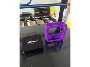 mxq tvbox soporte androide tv caja montar 3d print model - Mito3D