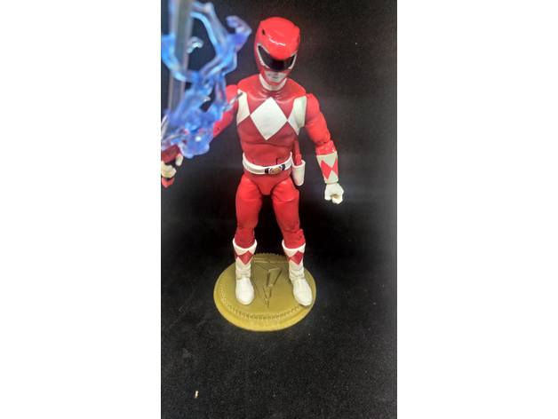 mmpr güç korucular Şimşek Toplamak standlar 3D print model - Mito3D