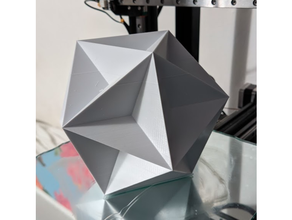 great dodecahedron christmas tree star 3d print model - Mito3D