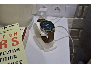 huawei sehen gt 2 Laden Dock v2 Ladegerät gt2 Smartwatch Stand 3d print model - Mito3D