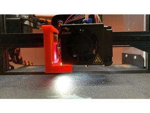 ender 3 hotend led light abl nozzle bltouch creality mount 3d print model - Mito3D