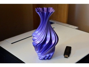 vase 371 container flower 3d print model - Mito3D