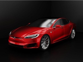 2018 Tesla modelo carro elétrico 3d print model - Mito3D
