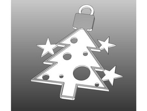 Natale dekorasyon Noel top şablon süs ağaç 3d print model - Mito3D
