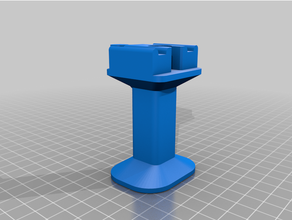 wodden train pilier brio compatible Piste bois 3d print model - Mito3D