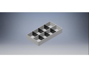 petit pièces plateau collection modulaire 30 mm grand espace rangement 3d print model - Mito3D