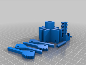 claw 4prong 3d print model - Mito3D