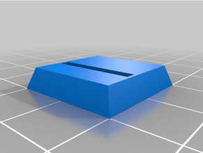 20 mm square slotta bases miniature 3d print model - Mito3D