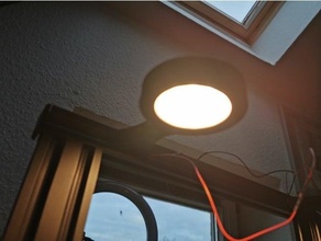 led lamp maison 54mm puce 12v 2020 extrusion slot établi freecad ender3 ender3pro ender 3 lampe LED paramétrique vslot 3d print model - Mito3D