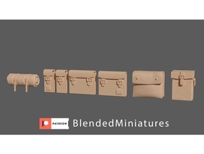 pouch sample 28mm bag miniatures scatter terrain tabletop gaming wargaming 3d print model - Mito3D