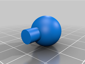 palla testa laser penna titolare supporto 303 3d print model - Mito3D