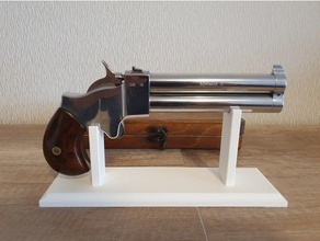 derringer pistola soporte estante arma pistolero favor 3d print model - Mito3D