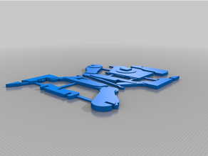 at-st kit card supports fast print business kit-card star wars 3d print model - Mito3D
