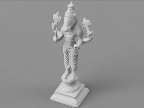 avatar vishnu varaha cinghiale Dio indù induismo idolo India indiano 3d print model - Mito3D
