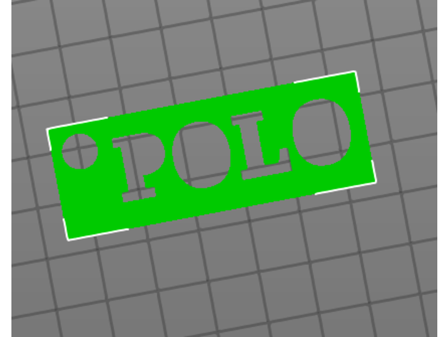 vw polo porte clés v2 3D print model - Mito3D