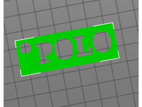 vw polo anahtarlık v2 3d print model - Mito3D
