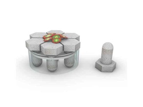 Zoanthid frag Stecker Koralle Riffe Felsen plug Riff Salz Wasser 3d print model - Mito3D
