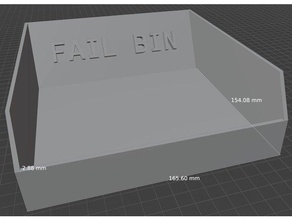 fail bin box 3d print model - Mito3D