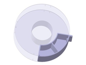 almacenamiento Janbex filamento carrete 3d print model - Mito3D