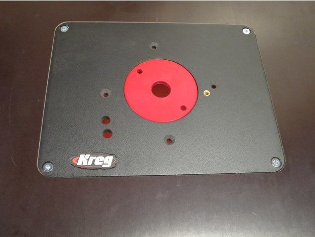 kreg router table insert plate mounting levelers 3D print model - Mito3D
