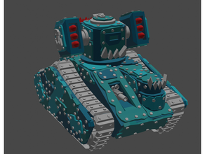 hileli yağmalanmış tank versiyon grot Warhammer 40k wh40k 3d print model - Mito3D