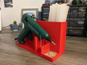 glue gun holder bosch pkp 18e hot organization workshop 3d print model - Mito3D