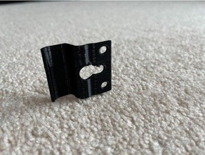 vinile schierandosi clip buco serratura 3d print model - Mito3D