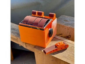 strip sandpaper holder mini sanding blocks tool tools woodworking 3d print model - Mito3D