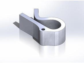 filament clip fillament holder 3d print model - Mito3D