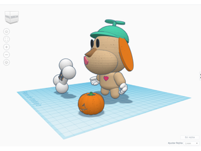 doggito animal osso decoração cão perro 3d print model - Mito3D