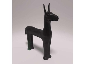 golden llama reproduction ancient peru 3d print model - Mito3D