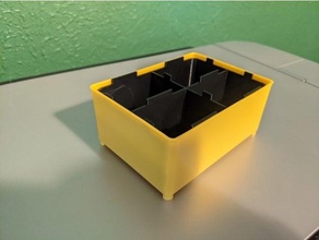 diviseurs port cargaison 20 poubelle moyen organisateur 3d print model - Mito3D