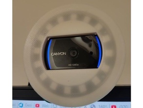 camera canyon hd led ring 3d print model - Mito3D