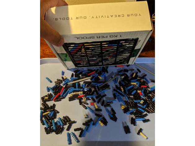 lego technic sorting grid 3D print model - Mito3D