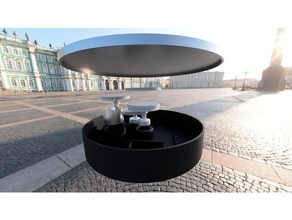 pr sentoir tournant display stand prsentoir rotating 3d print model - Mito3D