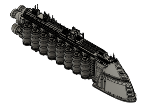 universe class Masse convoyeur Battlefleet gothique bfg coquin Commerçant 3d print model - Mito3D