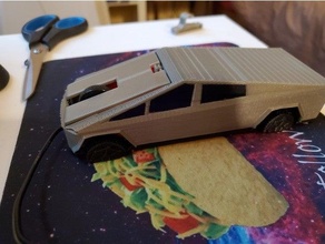 Tesla cibertruck rato 3d print model - Mito3D