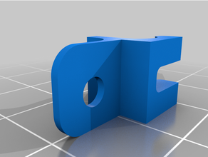 Realität Ender 3 v2 Aluminium Extruder Kabel Clip 3d print model - Mito3D