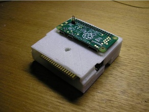 pitrex cartridge case vectrex raspberry pi interface cart retro gaming videogame video game 3d print model - Mito3D
