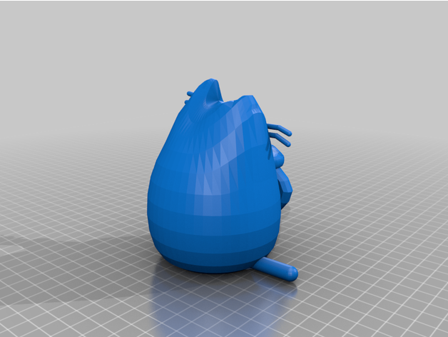 guitarra pusheen gato 3D print model - Mito3D