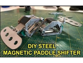 Stahl magnetisch simracing Schalthebel Paddel 3d print model - Mito3D