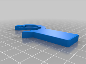 airsoft estoque ferramenta amortecedor tubo castelo noz 3d print model - Mito3D